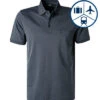 RAGMAN Polo-Shirt, Baumwoll-Jersey, Graublau Meliert 1 RAGMAN Polo-Shirt, Baumwoll-Jersey, Graublau Meliert -Maenner Mode Haus 108166 norm
