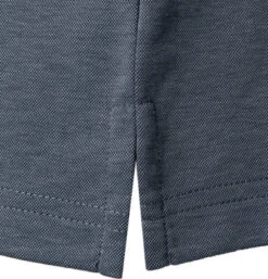 RAGMAN Polo-Shirt, Baumwoll-Jersey, Graublau Meliert -Maenner Mode Haus  108166 norm3