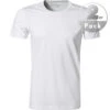 RAGMAN T-Shirt, Body Fit, Baumwolle, Weiß -Maenner Mode Haus  111546 norm