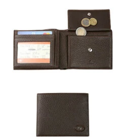 Aigner Geldbörse, Hirschleder, Dunkelbraun