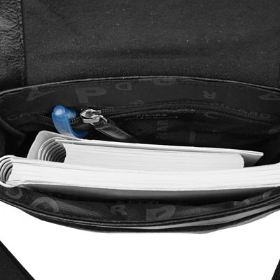 Picard Umhängetasche, Büffelleder, Schwarz 4 Picard Umhängetasche, Büffelleder, Schwarz – Bild 2