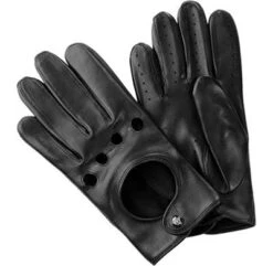Roeckl Autofahrer-Handschuhe, Haarschaf-Nappa, Schwarz