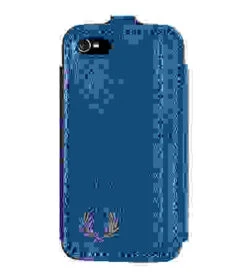 Fred Perry Smartphone Hülle, Kunstleder, Capriblau -Maenner Mode Haus  153221 norm 1