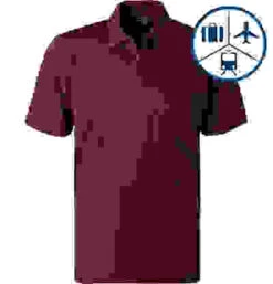 RAGMAN Zip-Polo, Pima Baumwoll-Piqué, Marsala -Maenner Mode Haus  154622 norm 1
