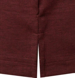 RAGMAN Zip-Polo, Pima Baumwoll-Piqué, Marsala -Maenner Mode Haus  154622 norm3