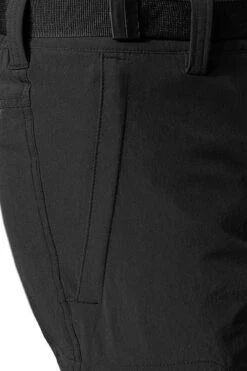 Maier Sports 2-in-1 Funktionshose, Mikrofaser Wasserabweisend, Schwarz -Maenner Mode Haus  156011 norm2
