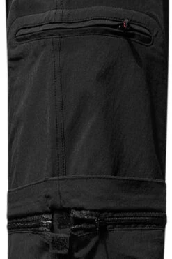 Maier Sports 2-in-1 Funktionshose, Mikrofaser Wasserabweisend, Schwarz -Maenner Mode Haus  156011 norm4