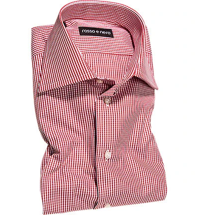 Hemd, Slim Fit, Popeline, Rot-weiß 3 Hemd, Slim Fit, Popeline, Rot-weiß