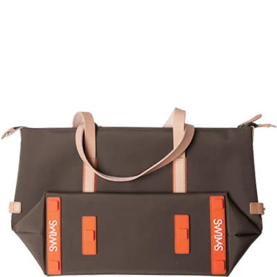 SWIMS Shopper, Mikrofaser, Dunkelbraun 4 SWIMS Shopper, Mikrofaser, Dunkelbraun – Bild 2