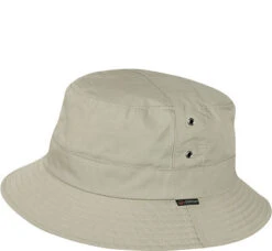 Bucket Hat, Baumwolle, Beige