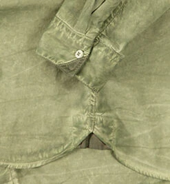 Hemd, Extra Slim, Baumwolle, Oliv -Maenner Mode Haus  162020 norm3