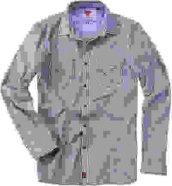 Hemd Slim Fit, Flanell, Blau -Maenner Mode Haus  162031 norm 1