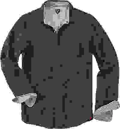 Hemd, Shaped Fit, Baumwolle Doubleface, Schwarz 6 Hemd, Shaped Fit, Baumwolle Doubleface, Schwarz – Bild 4