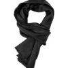 Schal, Seide, Schwarz