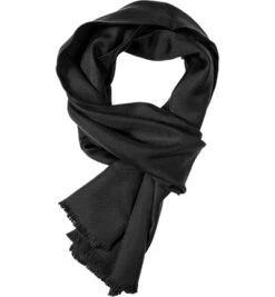 Schal, Seide, Schwarz
