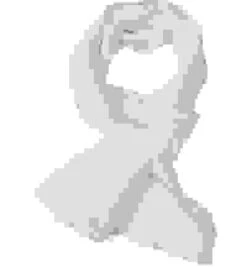 Schal, Seide, Weiß -Maenner Mode Haus  169935 norm 1