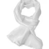 Schal, Seide, Weiß