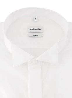 Seidensticker Smokinghemd, Shaped Fit, Popeline, Weiß -Maenner Mode Haus  170159 norm2