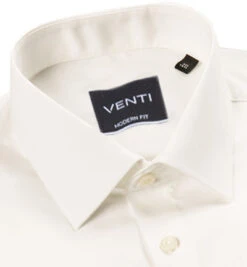 Venti Hemd, Modern Fit, Baumwolle, Extra Langer Arm, Wollweiß -Maenner Mode Haus  173230 norm2