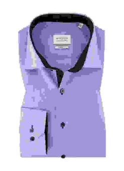 Eterna Hemd, Modern Fit, Baumwolle, Extra Langer Arm, Himmelblau -Maenner Mode Haus  186631 norm 1