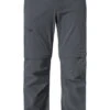 Maier Sports 2-in-1 Funktionshose, Mikrofaser Wasserabweisend, Graphit -Maenner Mode Haus  215979 norm