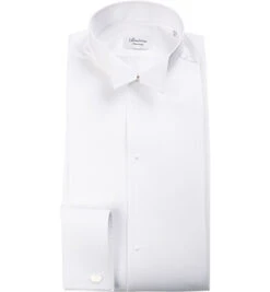 Stenströms Frackhemd, Fitted Body, Baumwolle, Weiß