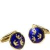 Stenströms Manschettenknöpfe, Gold-kobald -Maenner Mode Haus  230470 norm