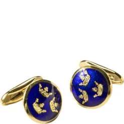 Stenströms Manschettenknöpfe, Gold-kobald