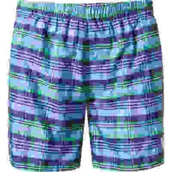 Bugatti Badeshorts, Baumwolle, Marine-grün Kariert 9 Bugatti Badeshorts, Baumwolle, Marine-grün Kariert -Maenner Mode Haus 232832 norm 1