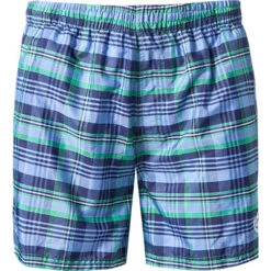 Bugatti Badeshorts, Baumwolle, Marine-grün Kariert