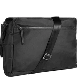 Bugatti Messenger Bag, Mikrofaser, Schwarz 9 Bugatti Messenger Bag, Mikrofaser, Schwarz -Maenner Mode Haus 234020 norm2