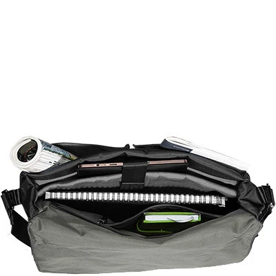 Bugatti Messenger Bag, Mikrofaser, Schwarz 4 Bugatti Messenger Bag, Mikrofaser, Schwarz – Bild 2