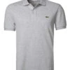 Lacoste Polo-Shirt, Slim Fit, Baumwoll-Piqué, Argent Meliert -Maenner Mode Haus  238185 norm