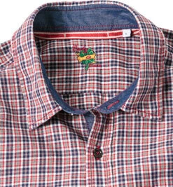 Hemd, Twill, Rot-blau Kariert -Maenner Mode Haus  246628 norm2