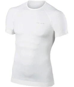 Falke T-Shirt, Tight Fit, Mikrofaser, Weiß