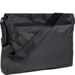 Bugatti Messenger, Mikrofaser, Dunkelgrau Meliert -Maenner Mode Haus  259102 norm2