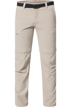 Maier Sports 2-in-1 Funktionshose, Mikrofaser Atmungsaktiv, Greige