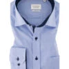Eterna Hemd, Comfort Fit, Baumwolle, Extra Langer Arm, Bleu