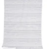 Strandtuch, 100 X 180 Cm, Grau Gestreift -Maenner Mode Haus  270951 norm