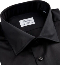 Stenströms Hemd, Fitted Body, Baumwolle, Schwarz -Maenner Mode Haus  271999 norm2