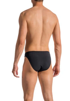 Badeslip, BLU1200, Mikrofaser, Schwarz -Maenner Mode Haus  273686 norm2