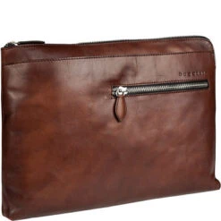 Bugatti Collegemappe, Rindleder, Cognac