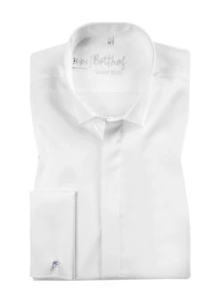 Hemd, Super Body Fit, Popeline, Weiß