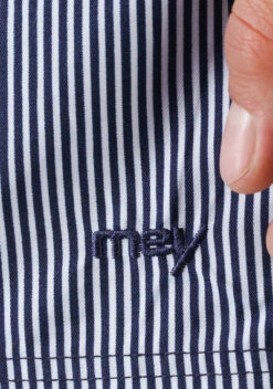 MEY Badeshorts, Mikrofaser, Navy Gestreift -Maenner Mode Haus  285877 norm4