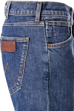 Wrangler Jeans Greensboro, Baumwoll-Stretch, Saphirblau -Maenner Mode Haus  287178 norm3
