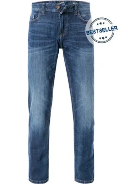 Camel Active Jeans, Straight Fit, Baumwoll-Stretch, Denim