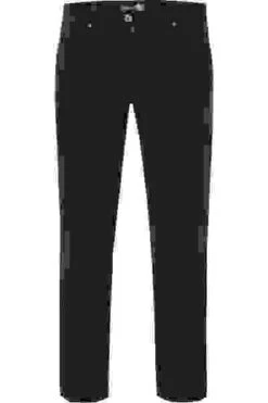 Jeans, Regular Fit, Baumwoll-Stretch, Schwarz -Maenner Mode Haus  296057 norm 1