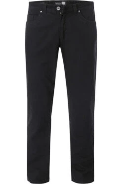 Jeans, Regular Fit, Baumwoll-Stretch, Schwarz