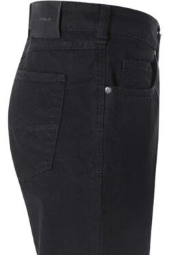 Jeans, Regular Fit, Baumwoll-Stretch, Schwarz -Maenner Mode Haus  296057 norm3