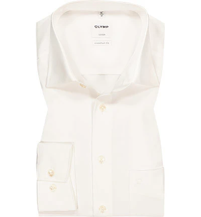 OLYMP Hemd, Comfort Fit, Popeline, Creme 3 OLYMP Hemd, Comfort Fit, Popeline, Creme